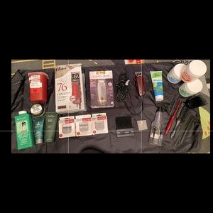 Men’s barbering items